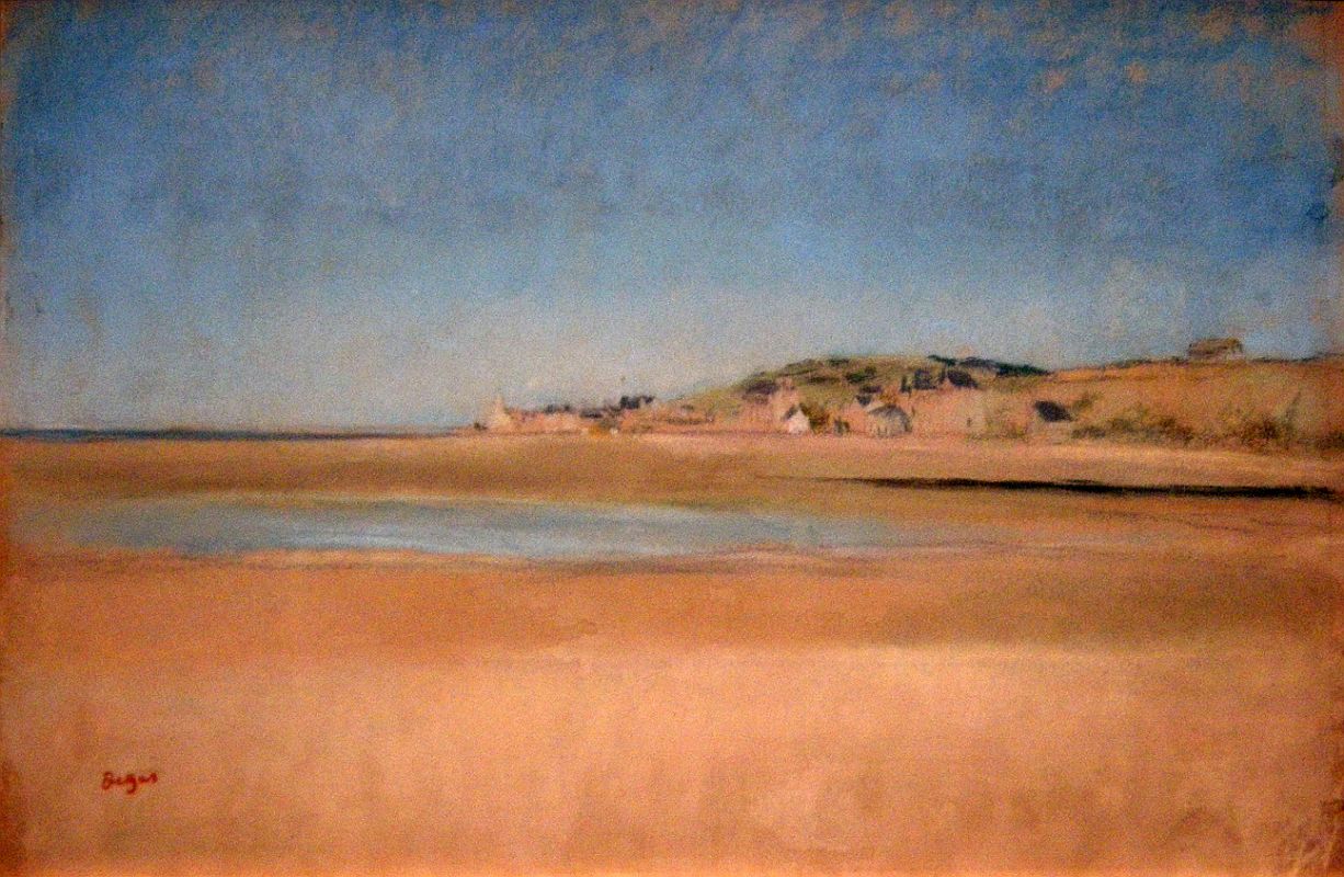 Paris Musee D'Orsay Edgar Degas 1869 Houses by the Seaside 